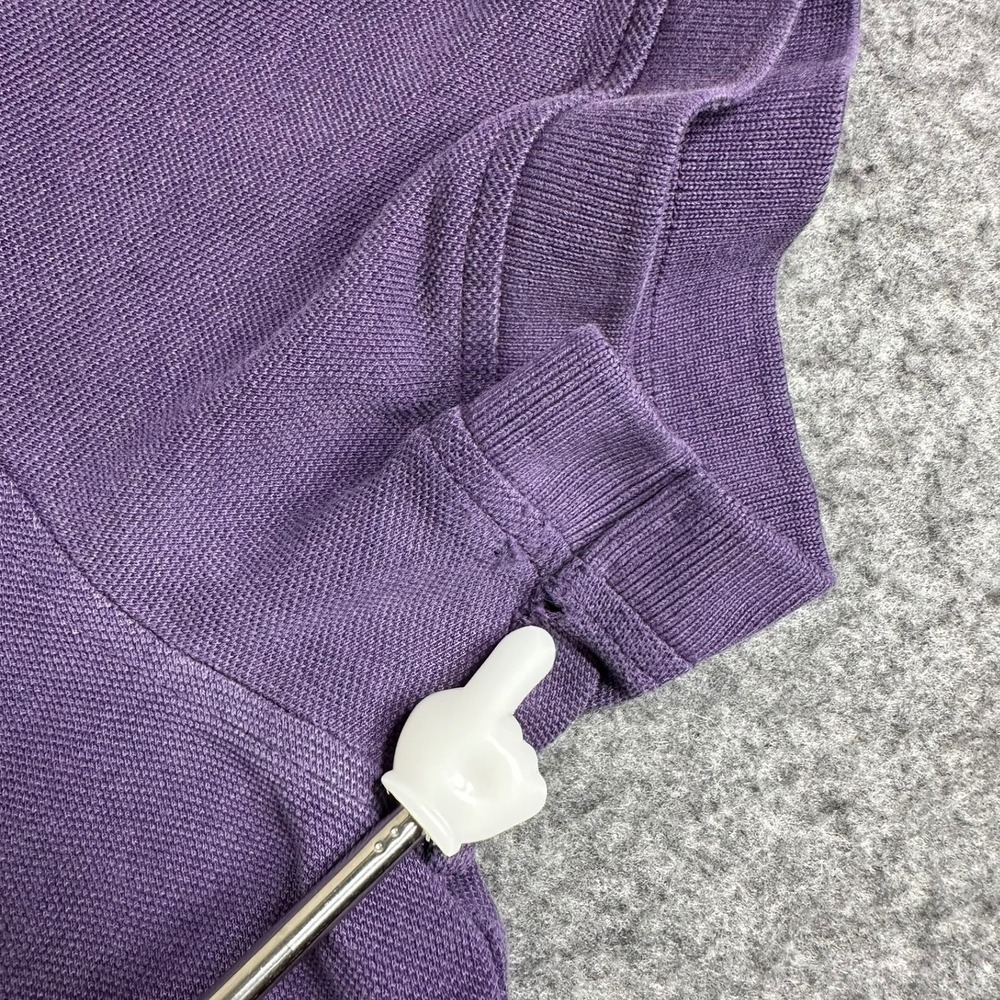 Brooks Brothers Polo Shirt Mens M Original Fit Purple - WITH FLAWS - Picture 7 of 10